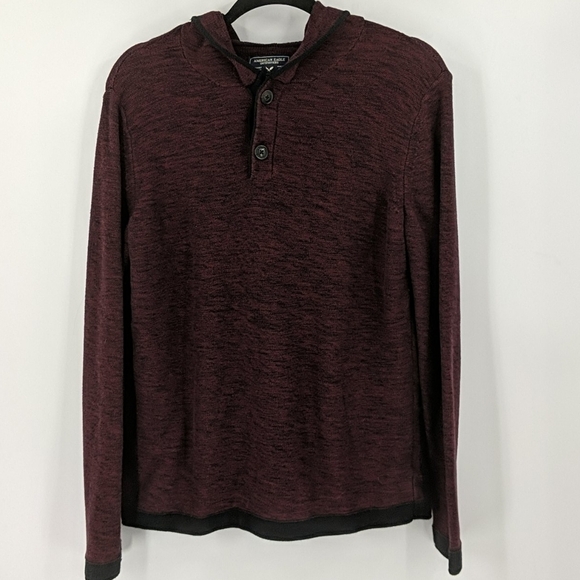 Men's AMERICAN EAGLE Hooded Sweater - Picture 1 of 6